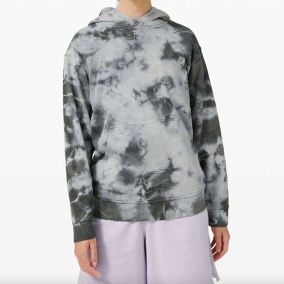 lululemon athletica Tops - Lululemon All Yours Hoodie Earth Dye Stone
